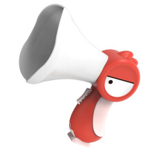 Portable Speech-Changing Speakers for Kids with Language Features Ideal for Parties and Activities Red Color