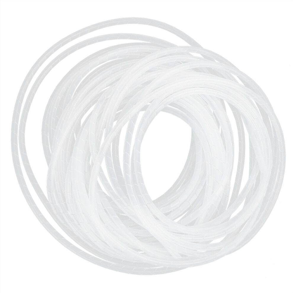Spiral Wrap Cable Sleeve Flexible White Î¦6-13M Cord Management Host 4631340604892