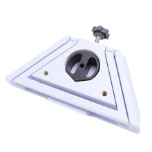 2 in 1 Satellite Dish Mount for 38.5mm Pipe, ABS & Metal Outdoor Kit