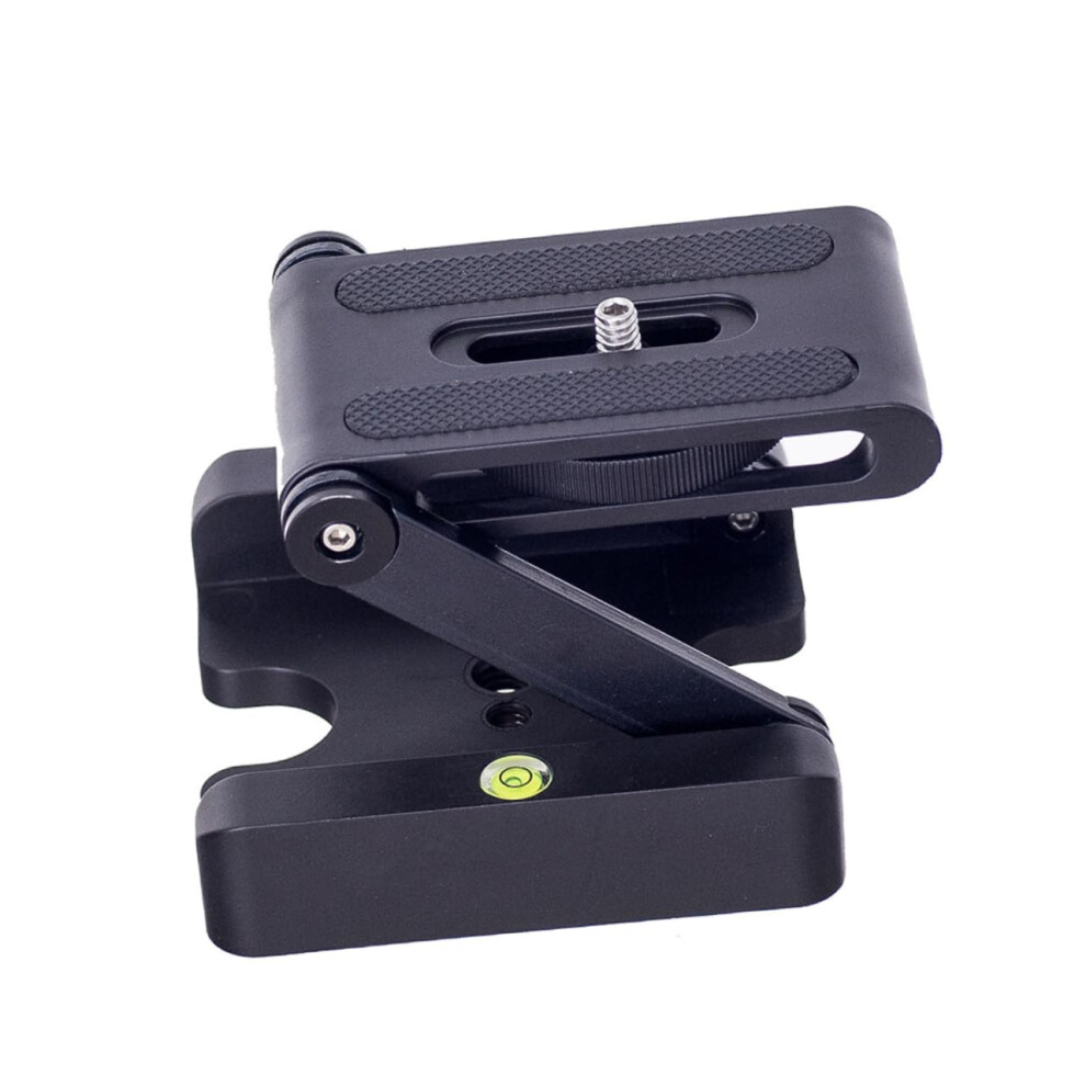 Tripod Holder Camera Platform Plate Foldable For Dslr And Mirrorless Cameras, Lightweight Aluminum Design Black 6276012431673
