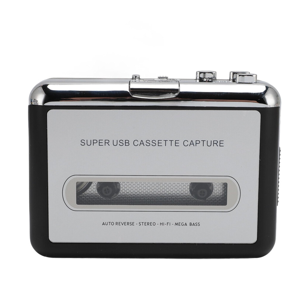Portable Cassette Player Usb Cassette To Mp3 Converter With Headphones Compact Vintage Audio Digital Music Player 6947110100463