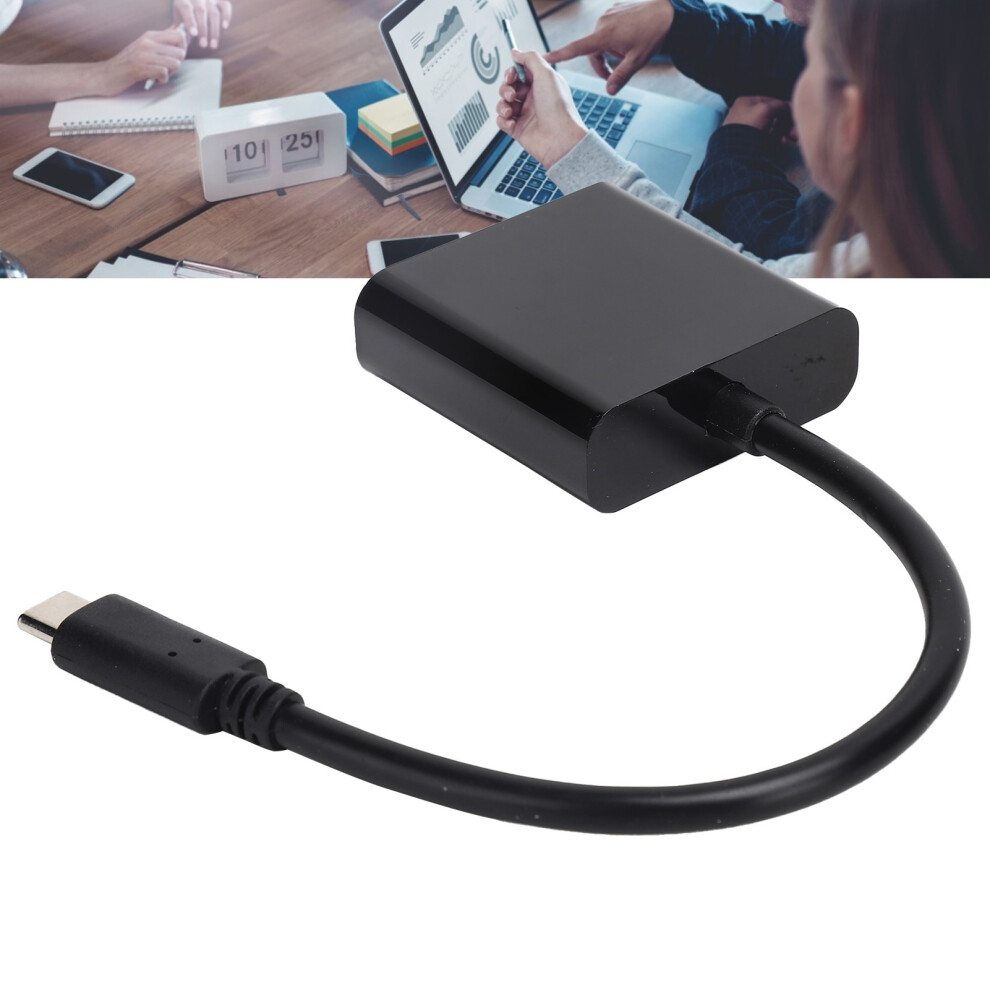 Typec To Vga Video Adapter 10Gbps Usb 3.1 Hd 1080P 15Pin Female Black 4921340608915