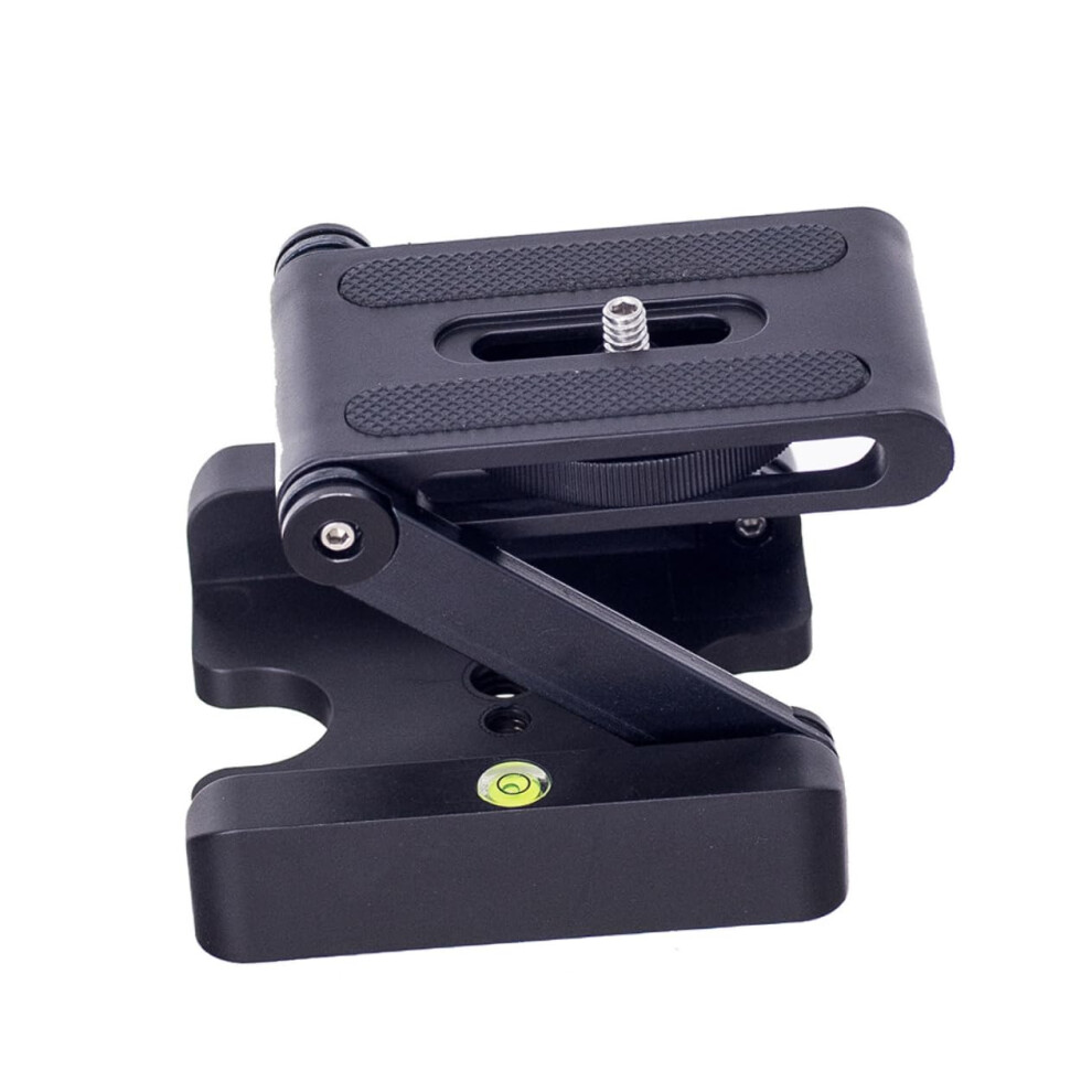 Camera Platform Tripod Mount - Heavy-Duty Adjustable Height, Compatible With Dslr And Mirrorless Cameras Black 6276012431826