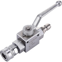 Tool Daily Hochdruckreiniger-Kugelhahn-Set, 3/8-Zoll-Schnellanschluss für Hochdruckreiniger-Schlauch, 4500 PSI