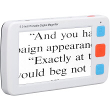 Portable Digital Magnifier, Electronic Video Reading Aids Memory Function 4X‑32X Zoom 17 Color Modes 5 Brightness Levels for Low Vision 100‑240V