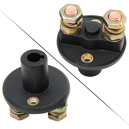 Lot de 4 isolateurs/déconnecteurs de batterie automobile 12V/24V, coupe-circuit d'urgence 2