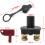 Lot de 4 isolateurs/déconnecteurs de batterie automobile 12V/24V, coupe-circuit d'urgence 2