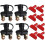 Lot de 4 isolateurs/déconnecteurs de batterie automobile 12V/24V, coupe-circuit d'urgence 1