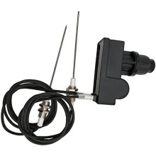 AA battery two exits Grill igniter with spark plug wire 1 meters long (two electrodes)
