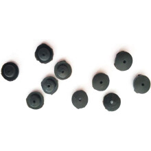 10 stuks accessoires voor gasfornuis: ronde pannenrekken met rubberen antislipmatjes.