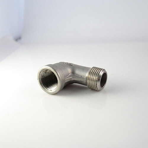 3/8"-Innengewinde x 3/8"-Außengewinde-Winkelstück, Edelstahl 304 BSPT 2