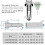 Milking Machine Accessory Double Head Teat Cup, Standard Size (φ25mm, for Cow) 4
