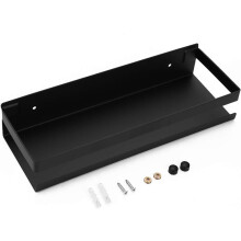 Badkamer doucheplank, roestvrijstalen badkamermand, doucheplank, opbergrek, roestvrij metalen zwevende wandplank voor de badkamer