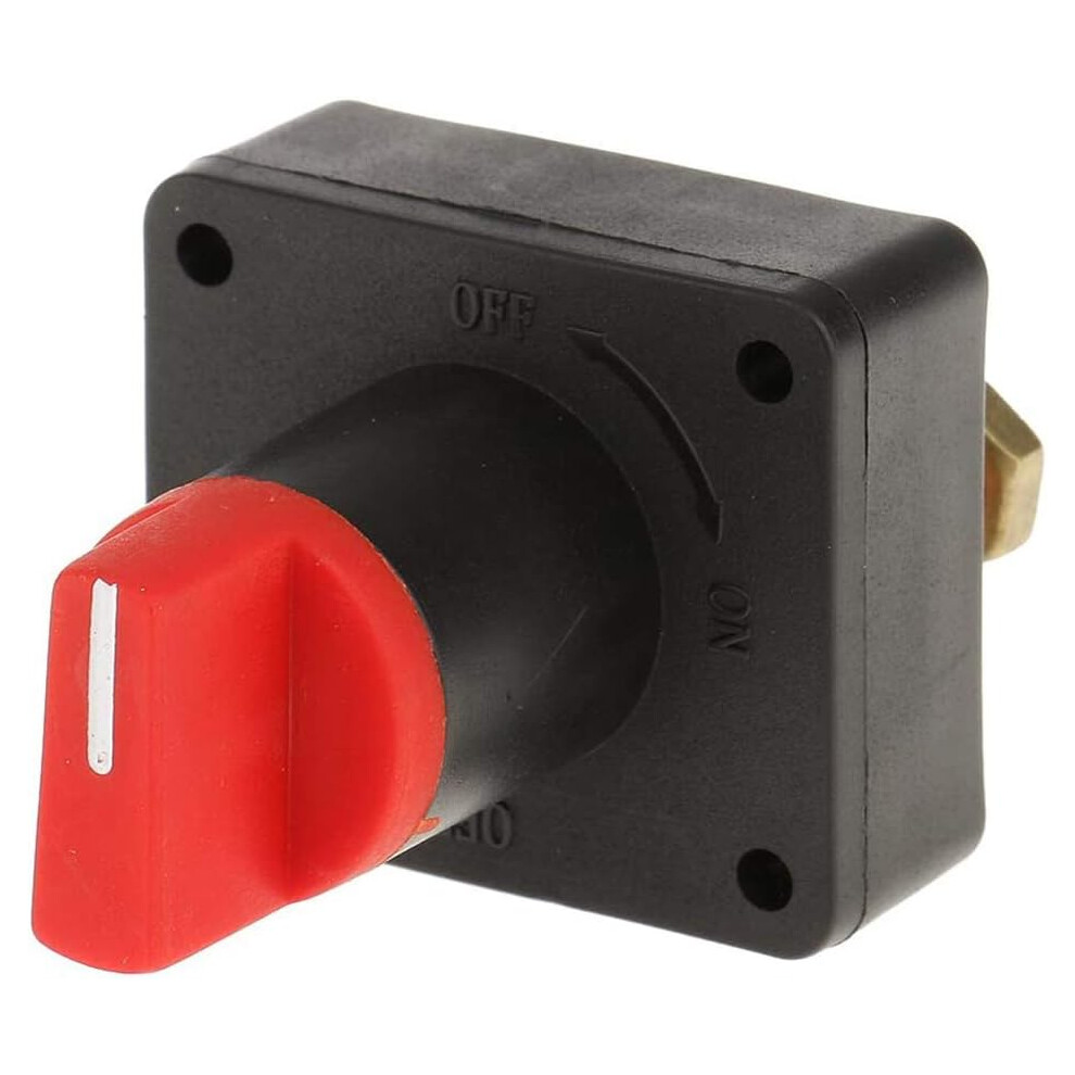 Pofet 100Amp Battery Master Disconnect Rotary Cut Off Isolator Switch For Car Boat 12-24V 749284882642