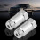 O2-sensorafstandhouder + zuurstofsensor 2 stuks 45 mm M18*1,5 Check Engine Light Eliminator Adapter O2 Zuurstofsensorverlenger Afstandhouder Zilver 4