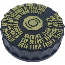 1 stuk remvloeistofdop remvloeistofreservoir dop/tankdop voor Peugeot 206 207 307 308 408 508 C2 C5 2007-2015 vervangingsonderdeel 1613328880
