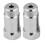 O2-sensorafstandhouder + zuurstofsensor 2 stuks 45 mm M18*1,5 Check Engine Light Eliminator Adapter O2 Zuurstofsensorverlenger Afstandhouder Zilver 1
