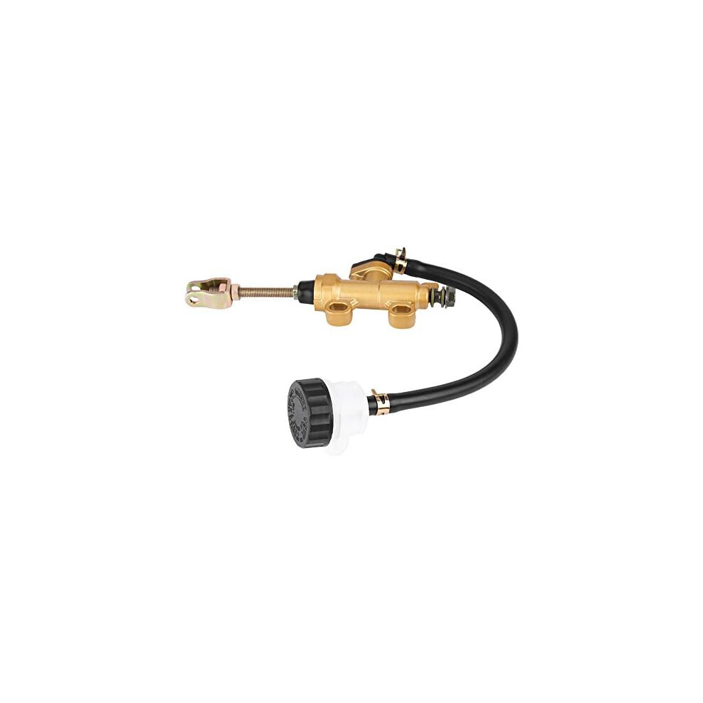 Rear Brake Master Cylinder, Universal Rear Foot Brake Master Cylinder Pump With Reservoir For Motorcycle Dirt Bike Atv 749284894836