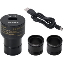 5MP CMOS USB2.0 microscoopcamera met digitaal elektronisch oculair, drivervrije microscoop, snelle industriële camera