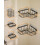 Lot de 5 étagères d'angle pour douche, grande capacité, en acier inoxydable. 5