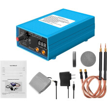 Spot Welder, 5000W Battery Spot Welder, 10 Gear Output Power Adjust, Spot Welding Equipment for 0.1~0.15mm Nickel Sheet, Handheld Home Welder