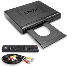 HDMI-DVD-Player für Fernseher, schlanker, tragbarer USB 3.0-DVD-Brenner/Schreiber/Player mit AV-Ausgang für Senioren