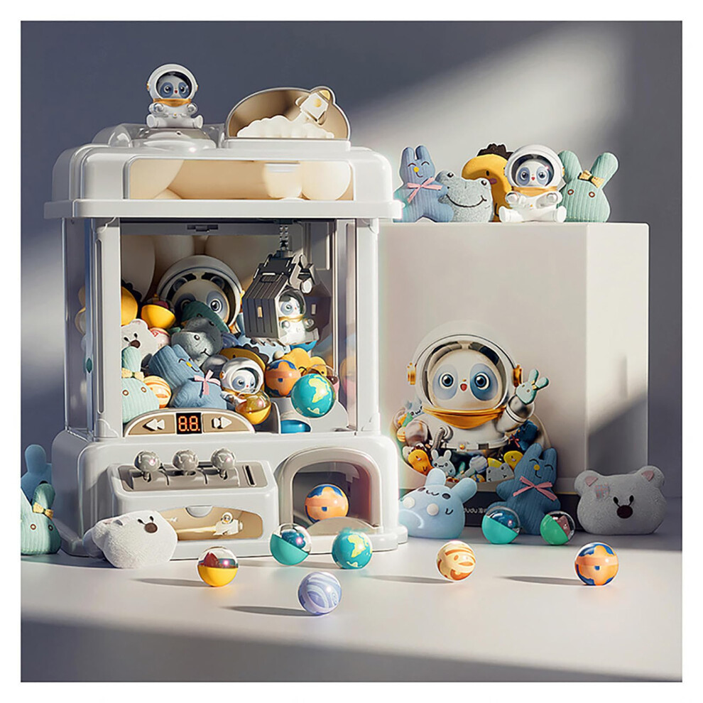 Arcade Automat Candy Machine with Light and Music, Includes 2 Panda Plush Dolls, 25 Stuffed Animals, 20 Gashapon Toys for Kids Ages 3 and Up-image-OPC-PJKRV6F-NEW