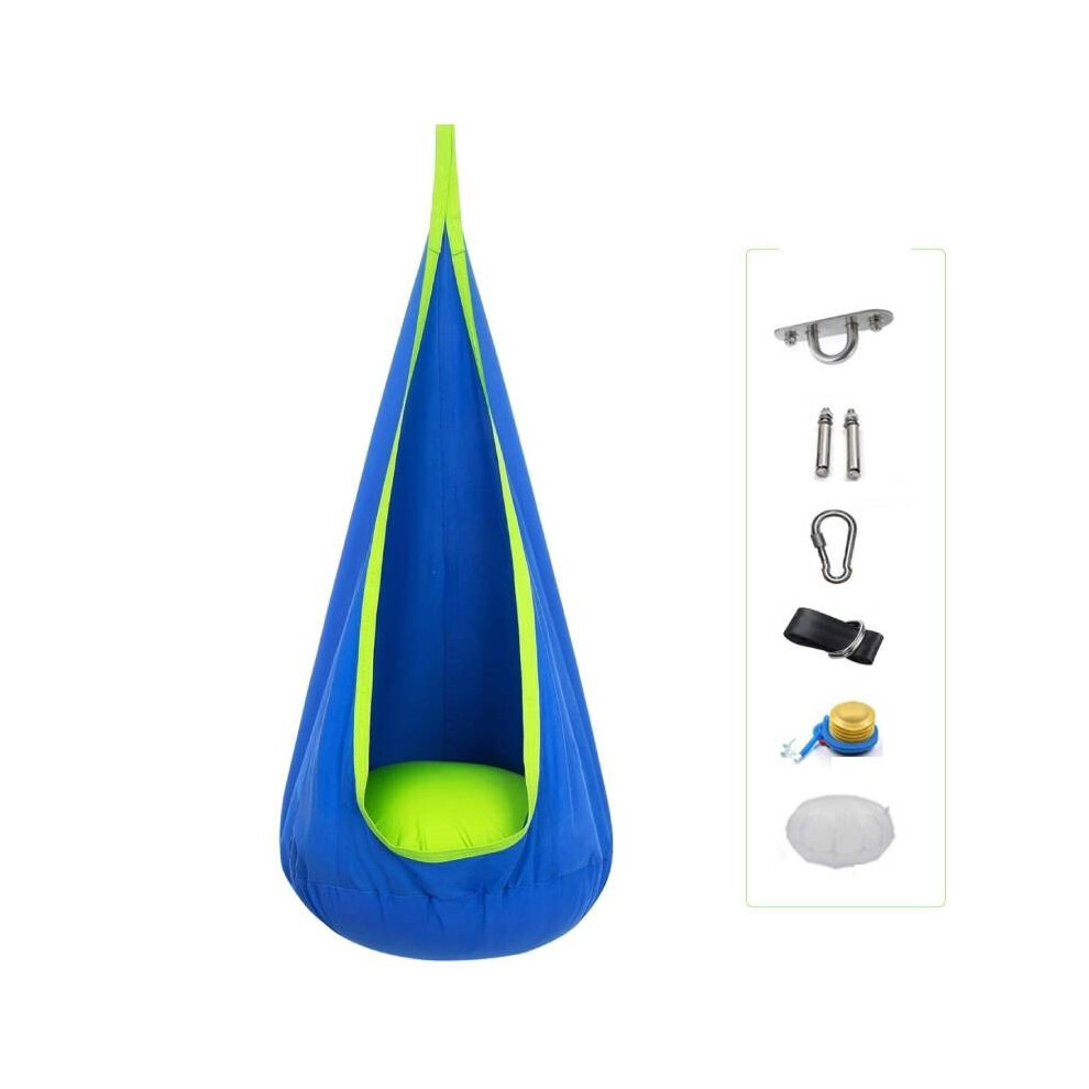 (Blue) Swing Sensory Indoor Therapy Swings For Adults Teens Autism Chair Adhd Hanging Blue