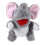 Plush Elephant Hand Puppet with Moving Mouth for Interactive Storytelling and Creative Role-Play in Soft Material 1