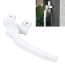 Aluminum Alloy Window Handle Lock 4PCS for Sliding Doors 112x15mm White