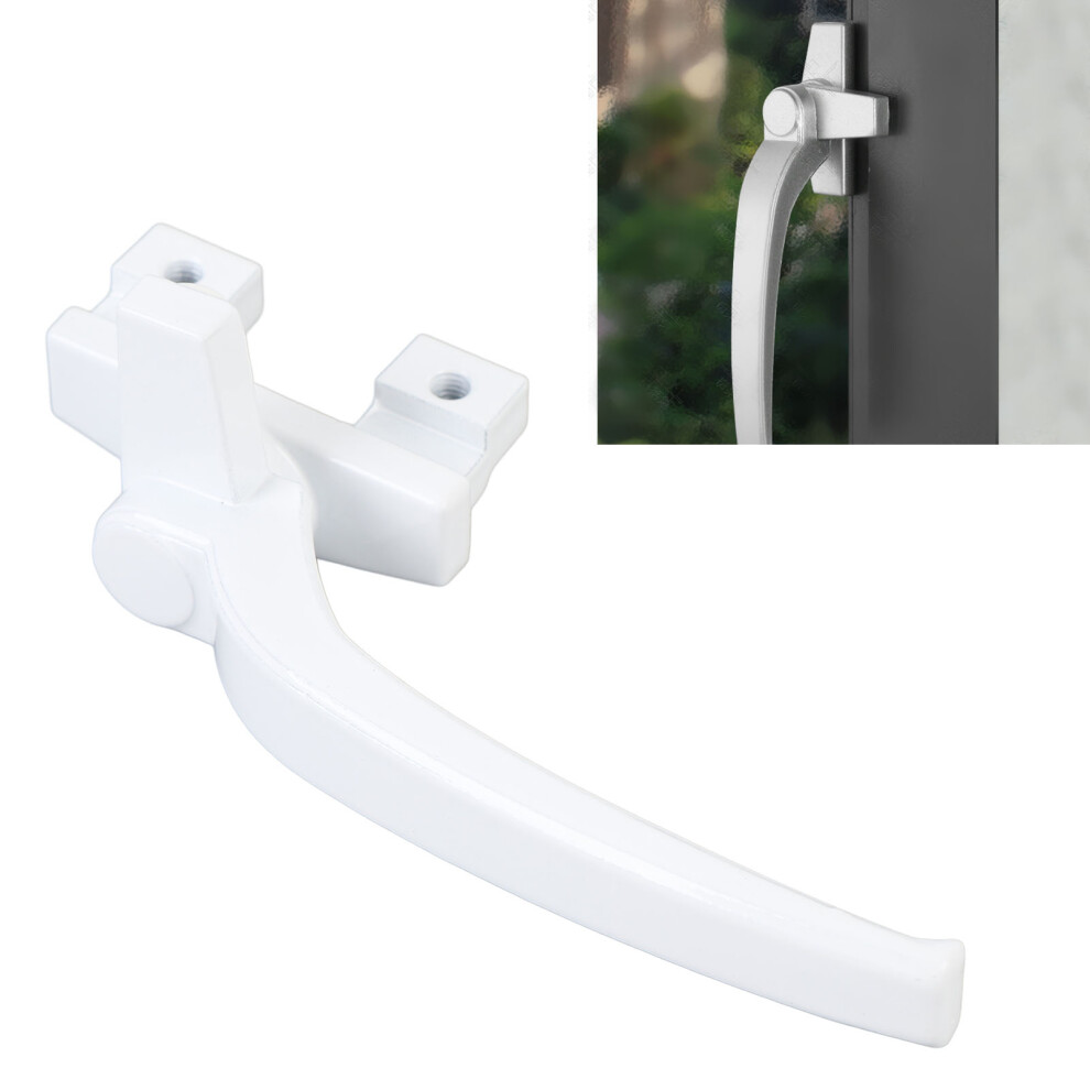 Aluminum Alloy Window Handle Lock 4Pcs For Sliding Doors 112X15mm White 8751340612492
