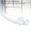 Aluminum Alloy Window Handle Lock 4PCS White 112x15mm 6