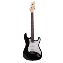 Rosewood Fingerboard Electric GuitarBagShoulder Strap Pick Whammy Bar Cord