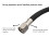 90cm PVC Diving Regulator Hose - Durable Medium Pressure for Deep Diving 5