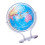 Large Table Geographic Globe - Educational ABS Blue World Globe for Desktop Teaching, 12-Inch Diameter 1