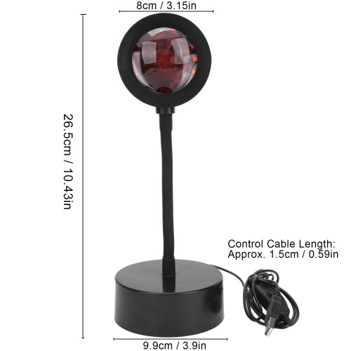 Lampada di proiezione 180 LED USB, ABS, 26.59.98 cm 2