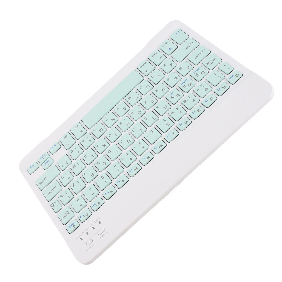 Wireless Bluetooth Keyboard 10In Light Russian With 110Mah Battery Green 4281340616793