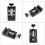 Mini serre-joint plat 0-53mm, 105x57x35mm, noir 12