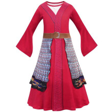 (150cm)Hua Mulan rote Prinzessin Kostüm Kinder Cosplay Kostüm Halloween Outfit Party