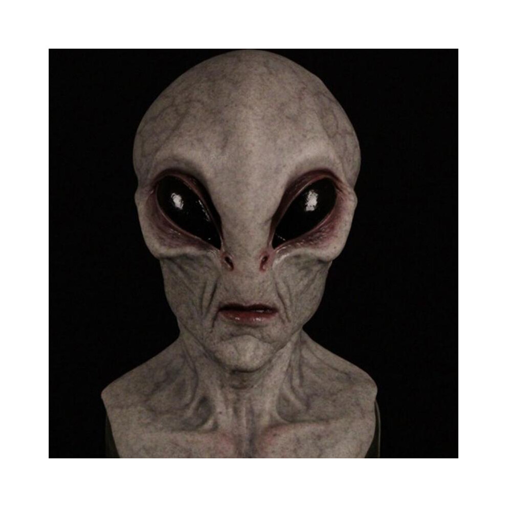 (Style A)Halloween 3D Alien LáTex MáScara Tocado Disfraz Terror Fan Juegos Con Disfraces Accesorios De UtileríA-image