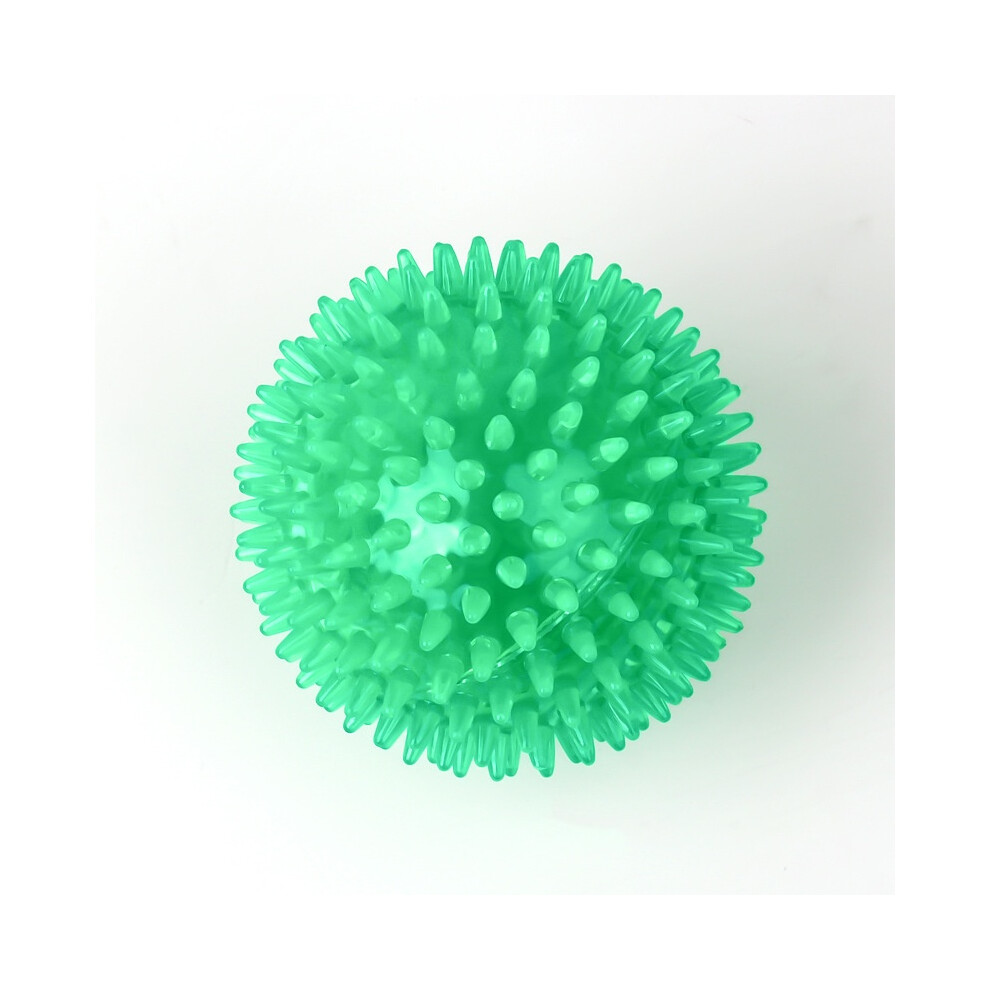 (Green,11.0Cm)Palla Giocattolo Per Cani Cigolanti Tpr Punto Sussurrante Palla Per Cani Cucciolo Giocattolo Palla Spiky