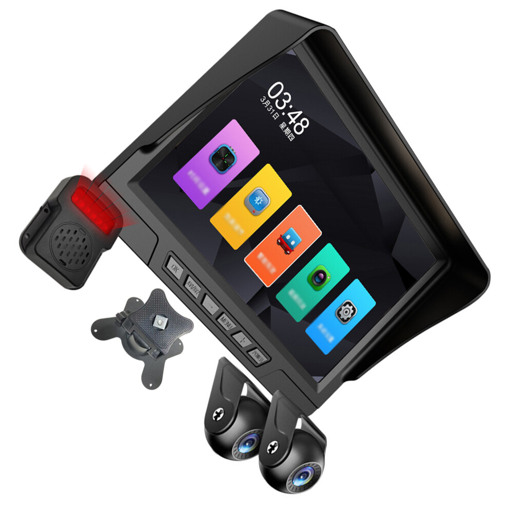 Reliable For Trucks Trailers Rvs 12-36V 7Inch Screen Dual Dash Cam-image-OPC-PJKS9R2-NEW