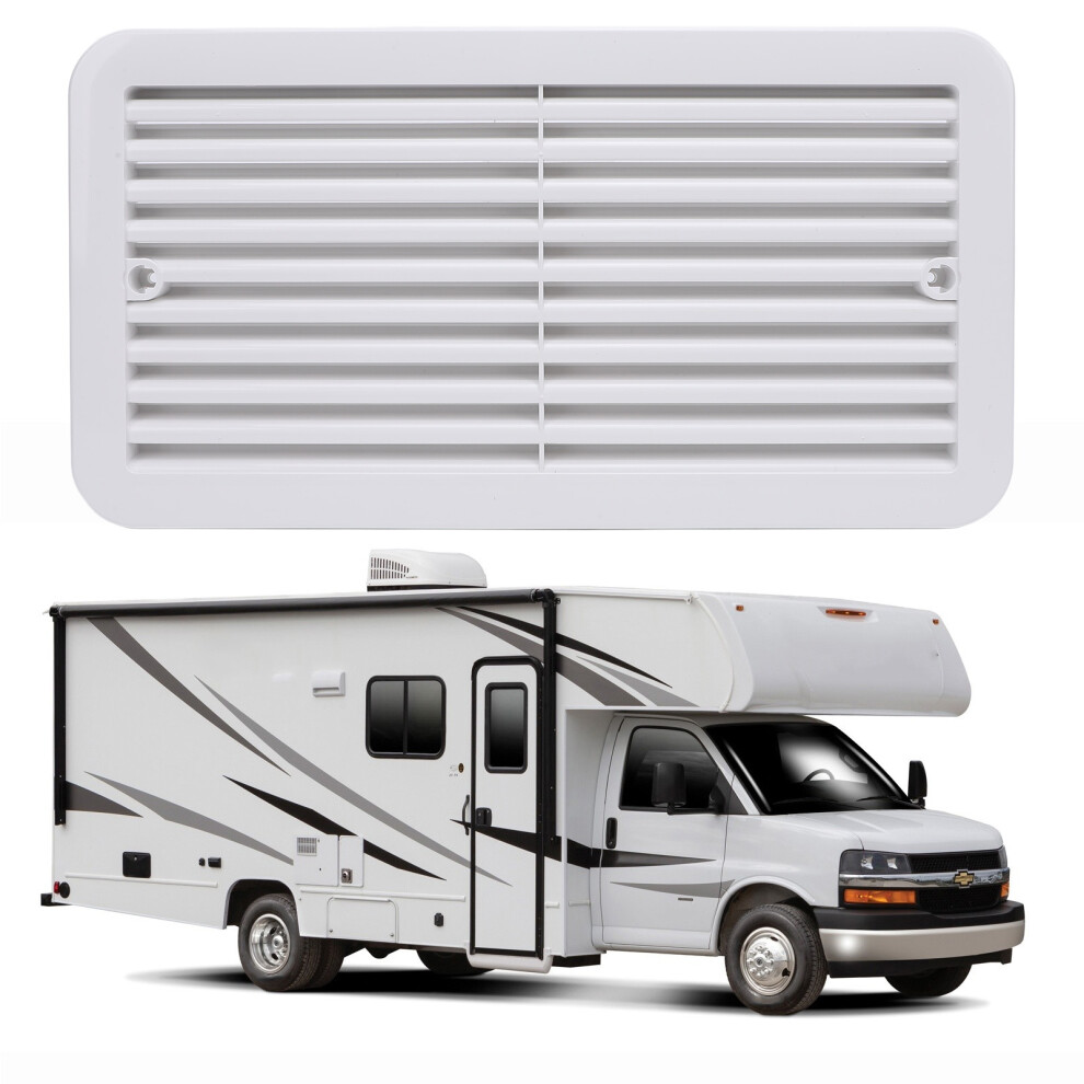 Rv Side Air Ventilation Grille 13.78X7.32in Uv Resistant Waterproof Cover 8751340618197