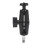 Motorcycle Handlebar Camera Mount 360 Mirror Bracket Metal Black 2