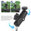 Motorcycle Handlebar Camera Mount 360 Mirror Bracket Metal Black 12