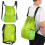 Waterproof Fluorescent Green Polyester Drawstring Travel Storage Bag 41x34x13cm 14