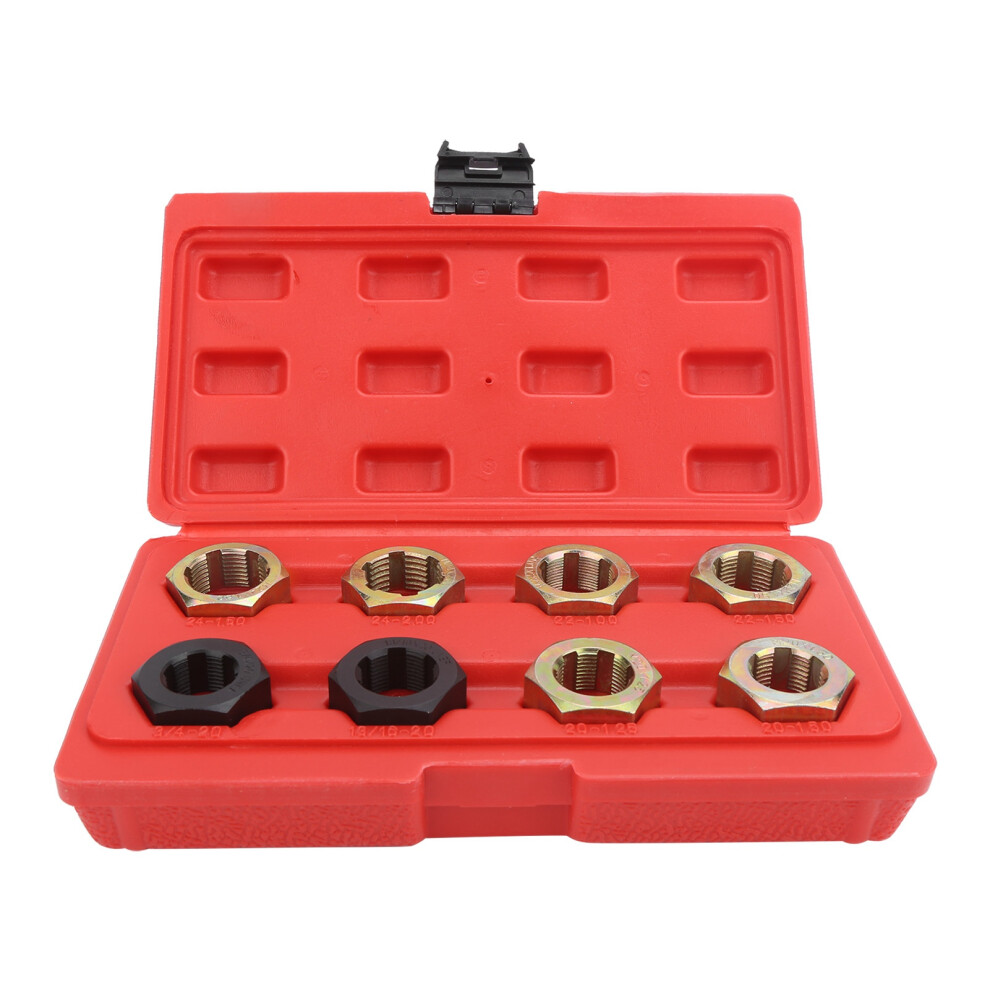 8Pcs Screw Thread Repair Kit For Axle Spindle 9121376569333