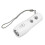 Radio de manivela blanco con linterna 14500 500mAh 14