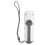 Radio de manivela blanco con linterna 14500 500mAh 3