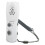 Radio de manivela blanco con linterna 14500 500mAh 4